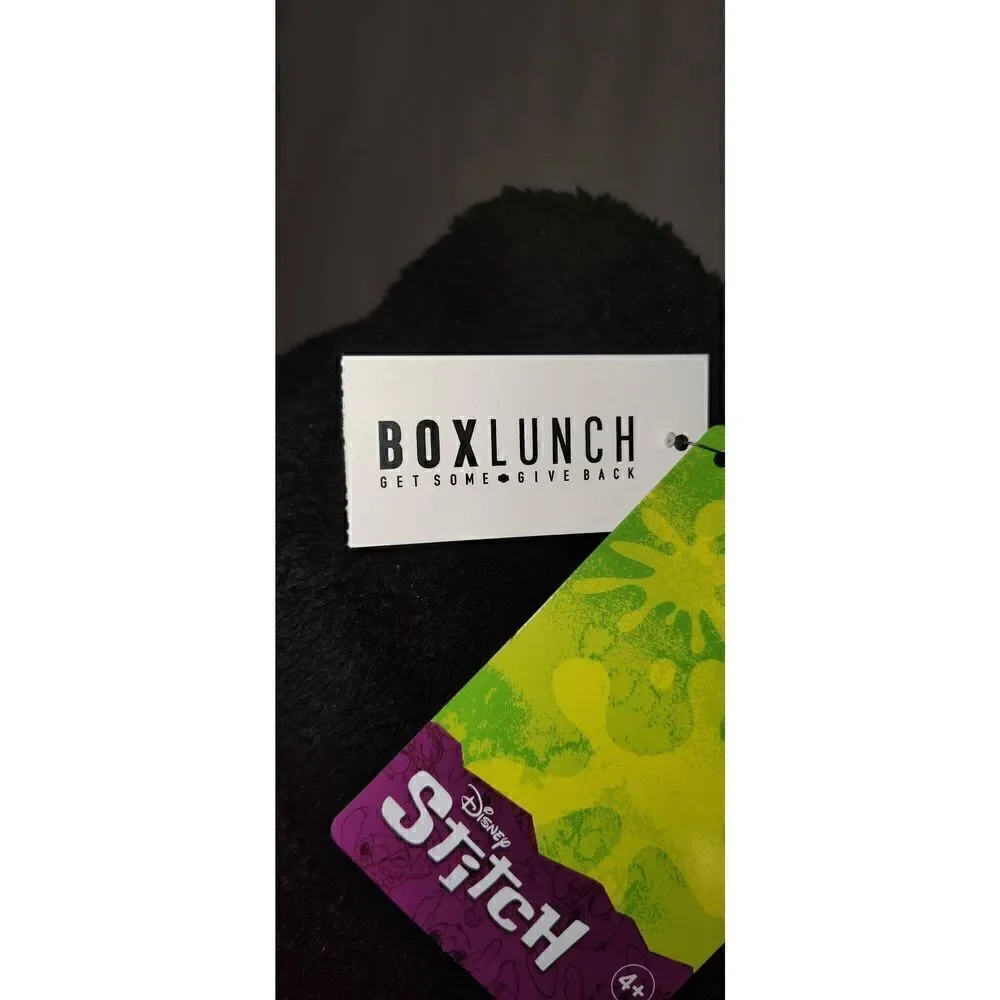 Disney Stitch Headstand Black Sherpa Beanie NWT ONE SIZE (4+)